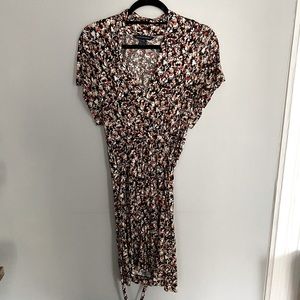 French Connection Tie Dress | Size 6 | Color Multi
